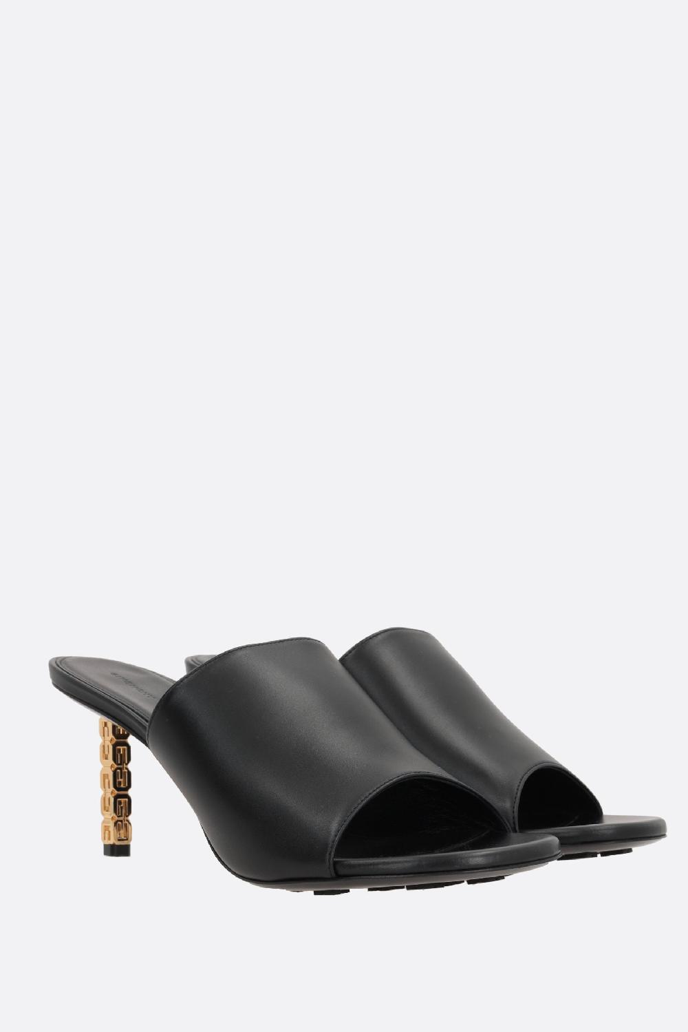 GIVENCHY sandalo G Cube in pelle liscia 2025