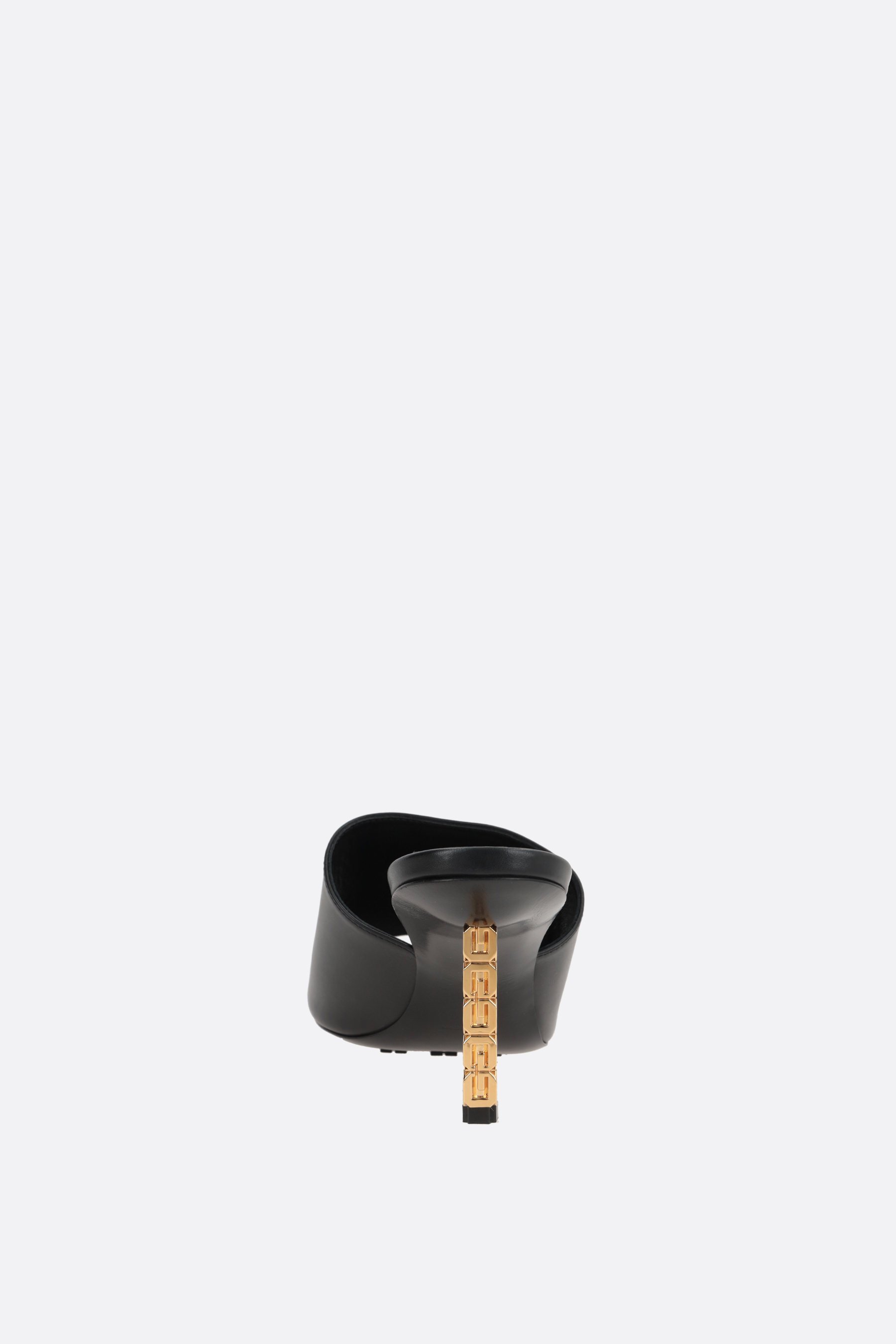 GIVENCHY sandalo G Cube in pelle liscia 2025