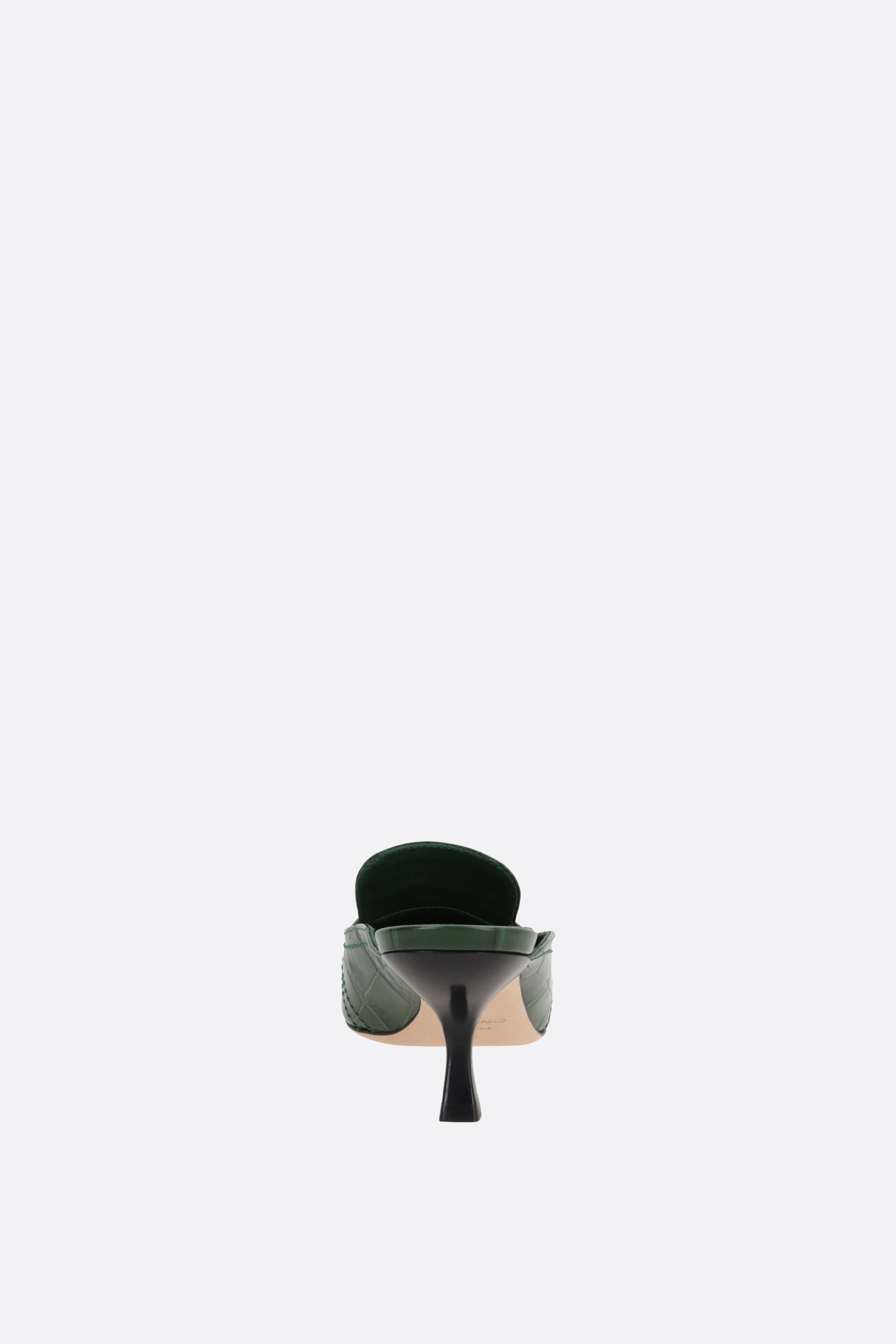 FERRAGAMO mule Elodye in pelle stampa coccodrillo Solo un giorno rimasto