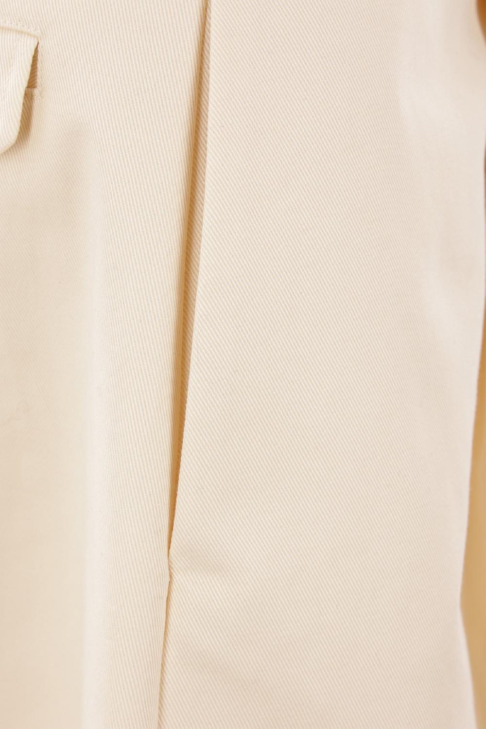 SIMONE ROCHA pantalone cropped a gamba larga in drill Super sconto