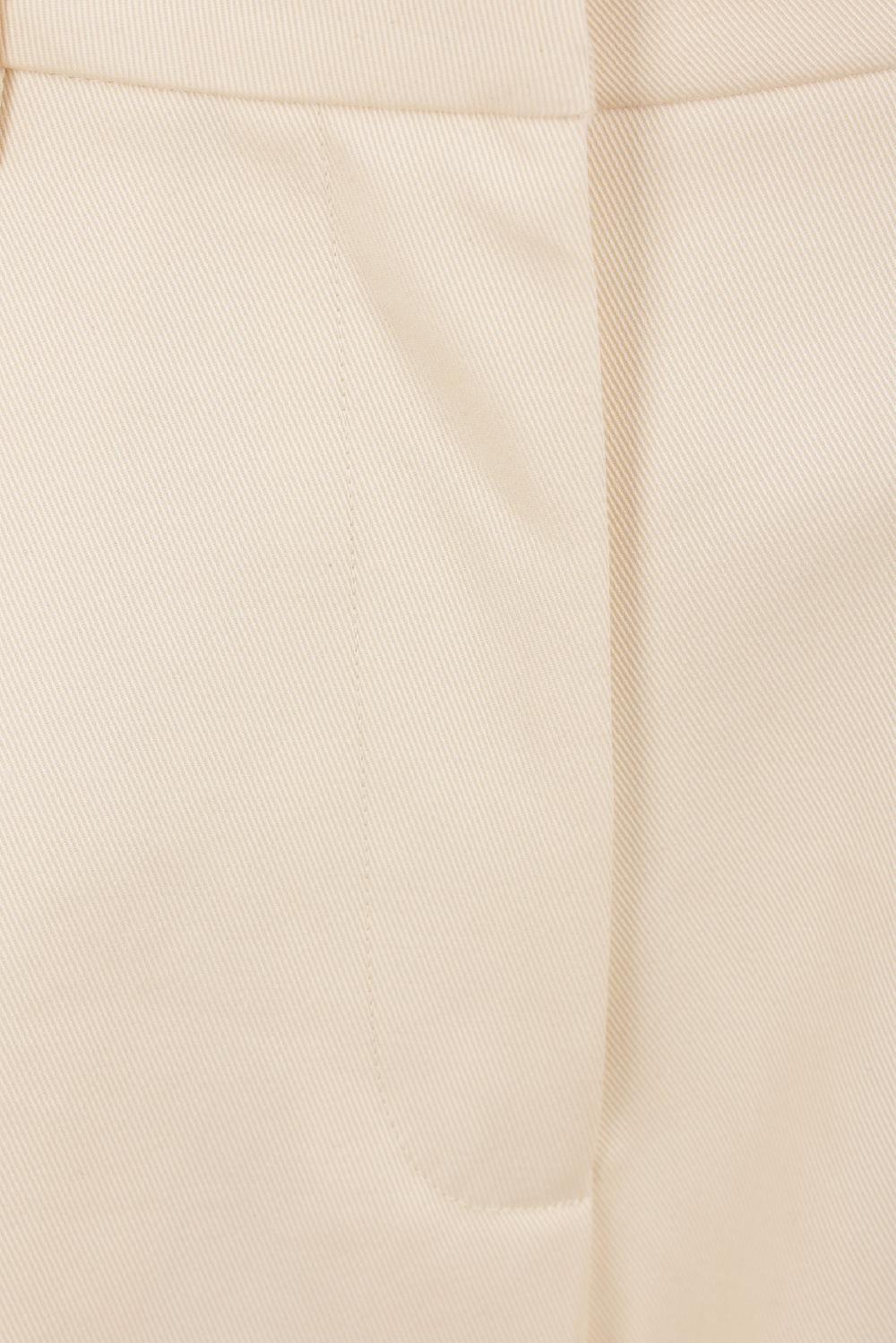 SIMONE ROCHA pantalone cropped a gamba larga in drill Super sconto