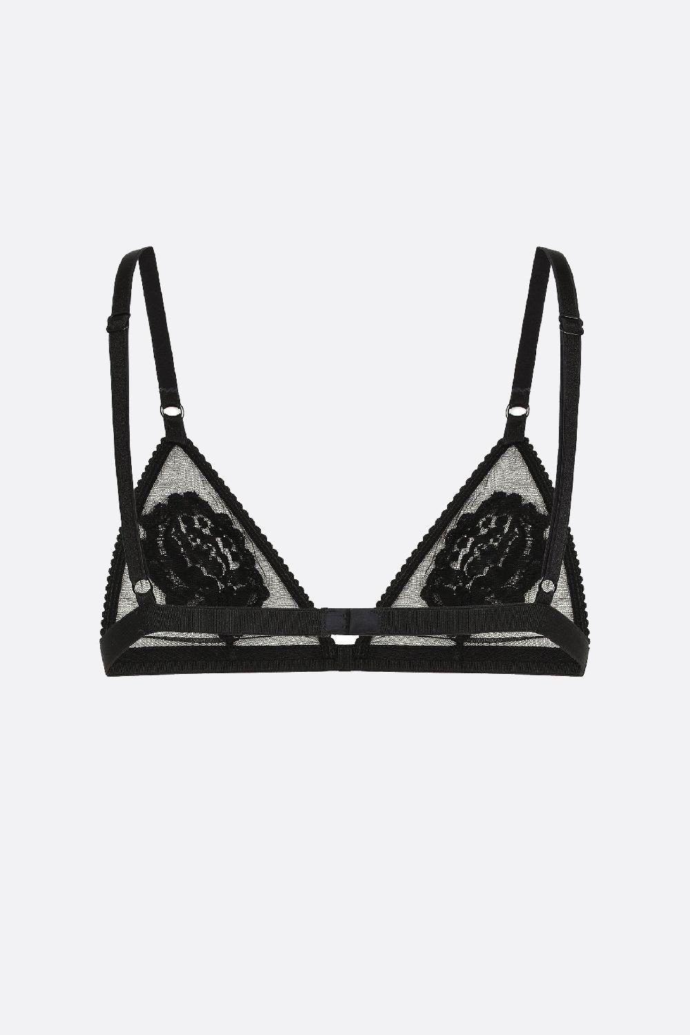 DOLCE & GABBANA reggiseno in rete con ricami 2025