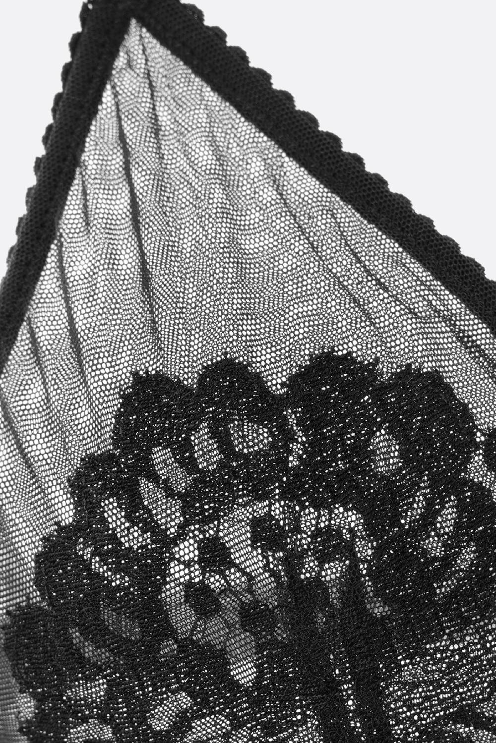 DOLCE & GABBANA reggiseno in rete con ricami 2025