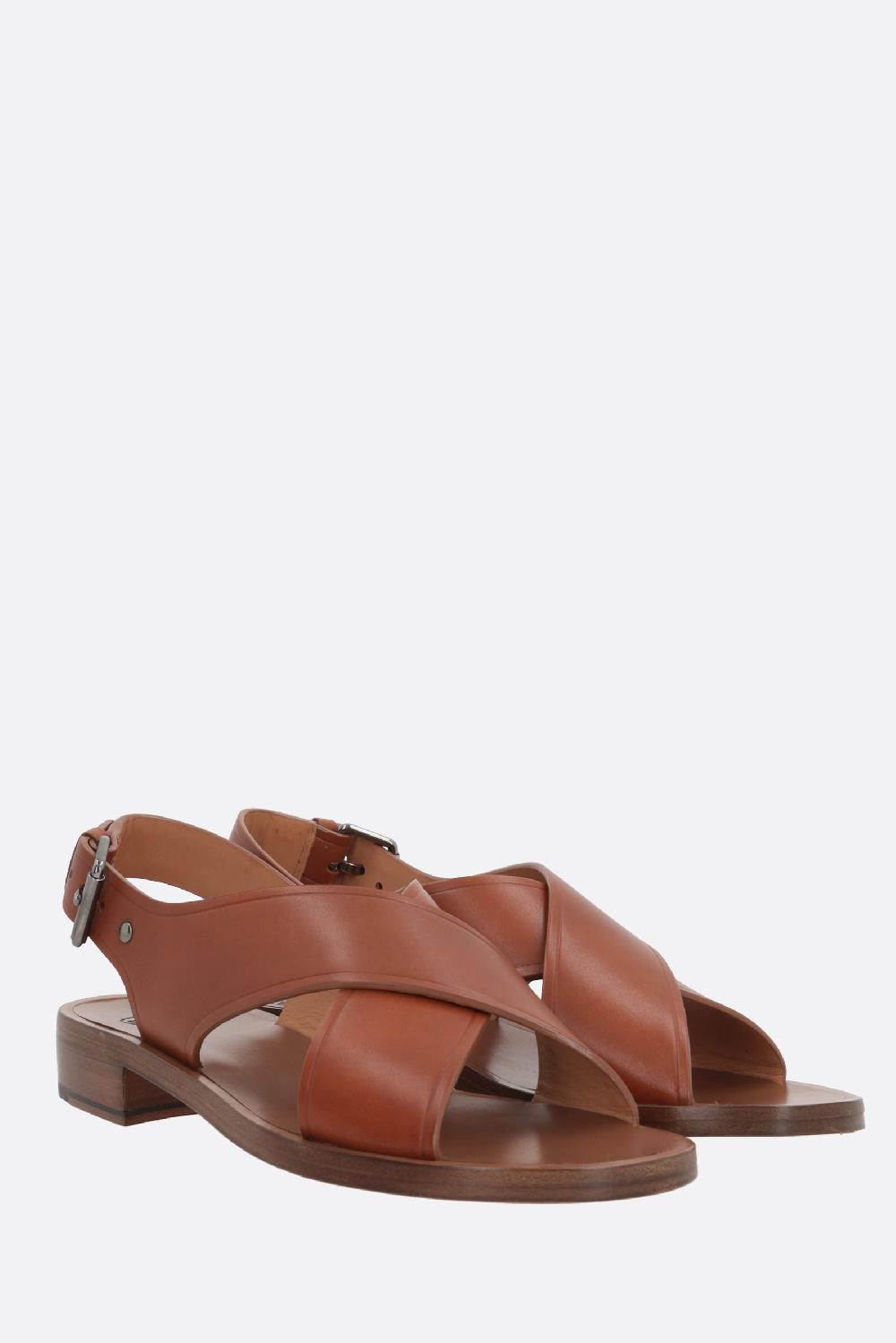 CHURCH'S sandalo flat Rhonda 2 in pelle liscia Promozione