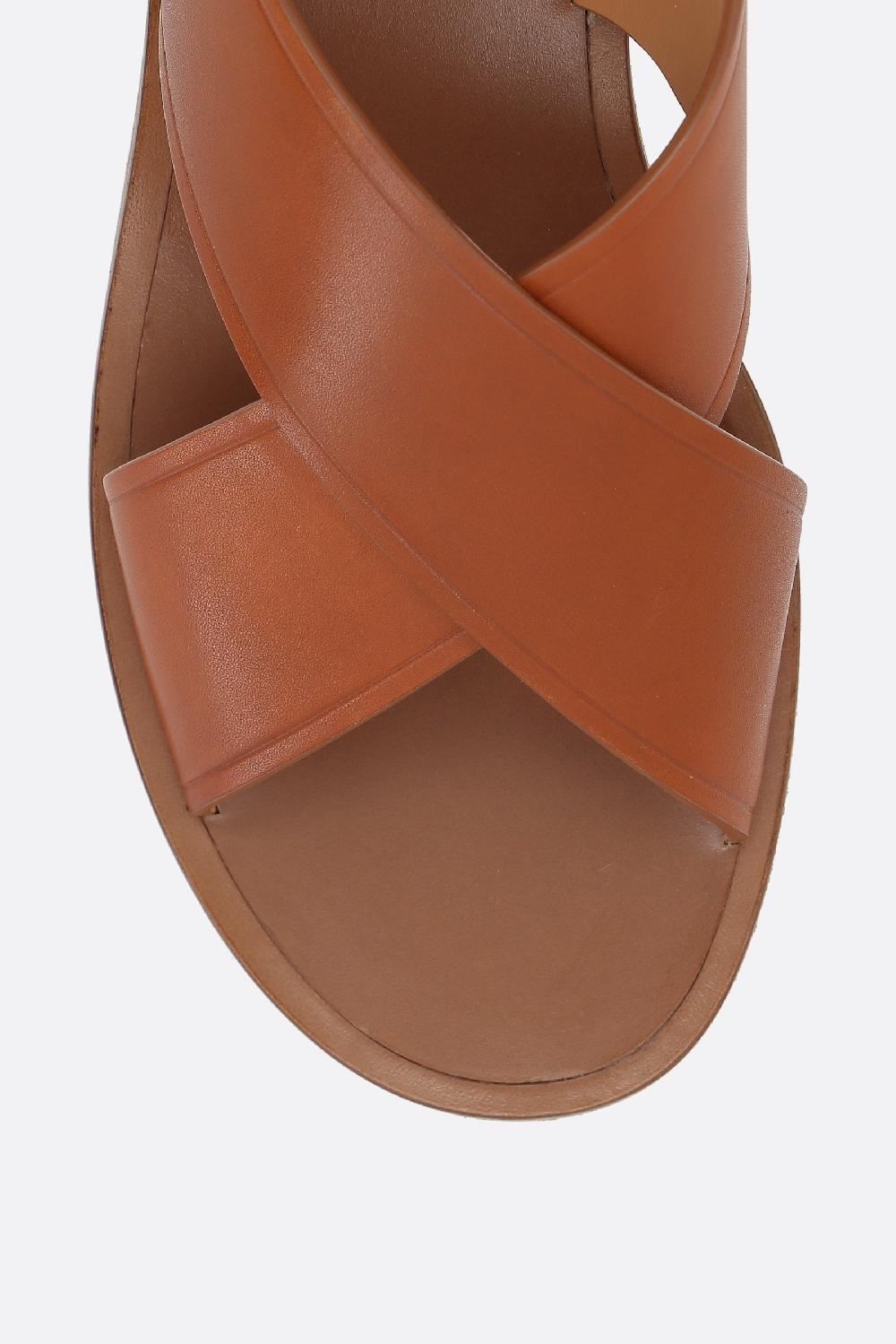 CHURCH'S sandalo flat Rhonda 2 in pelle liscia Promozione