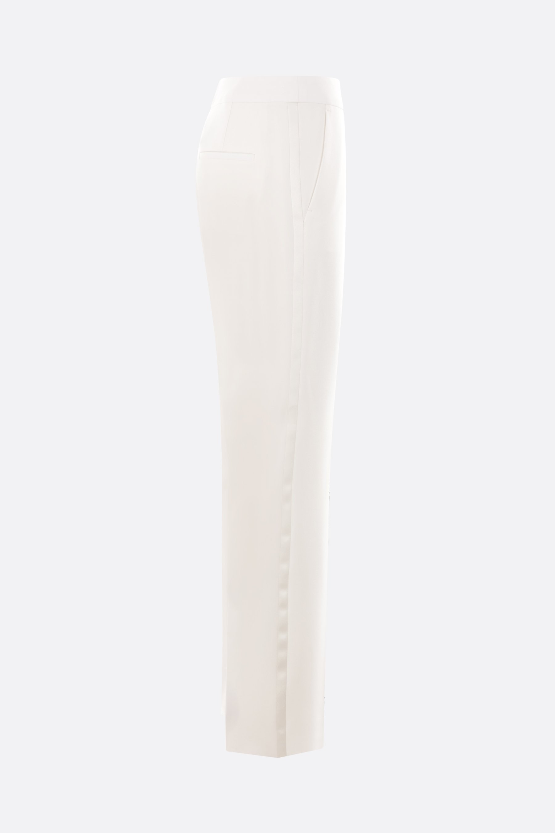 MAX MARA pantalone smoking Idoneo in crepe Qualità Garantita