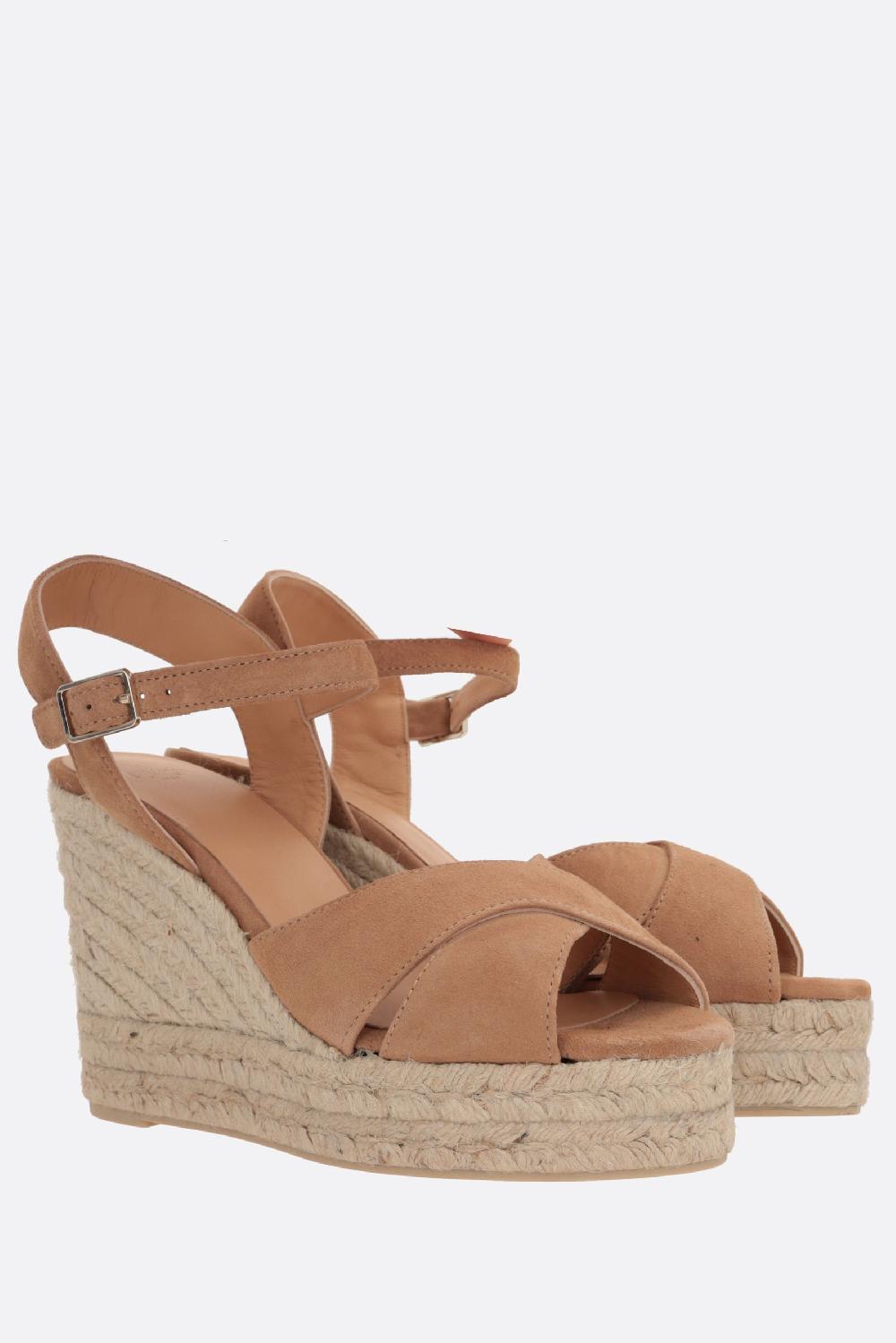 CASTANER sandalo con zeppa Blaudell in suede Negozi Online