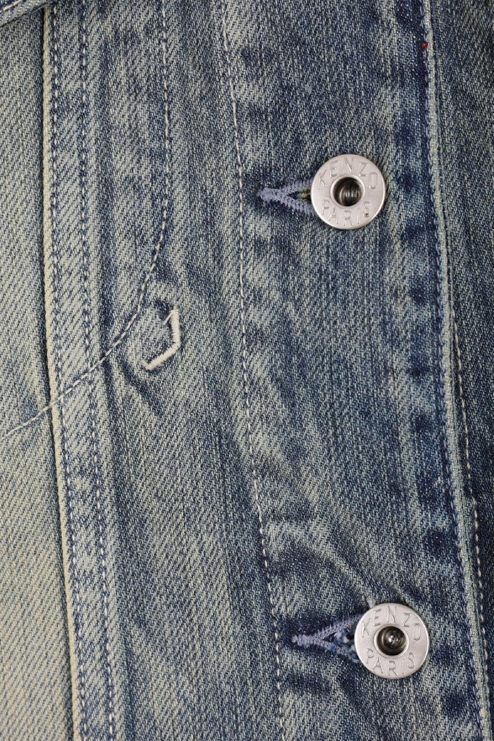 KENZO giubbotto trucker in denim giapponese KENZO Archive Promozione Limitata