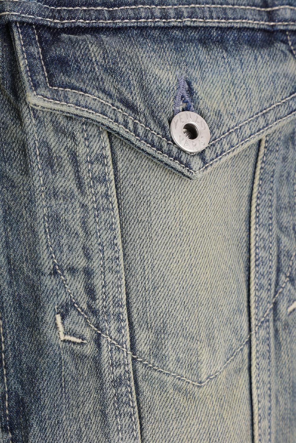 KENZO giubbotto trucker in denim giapponese KENZO Archive Promozione Limitata