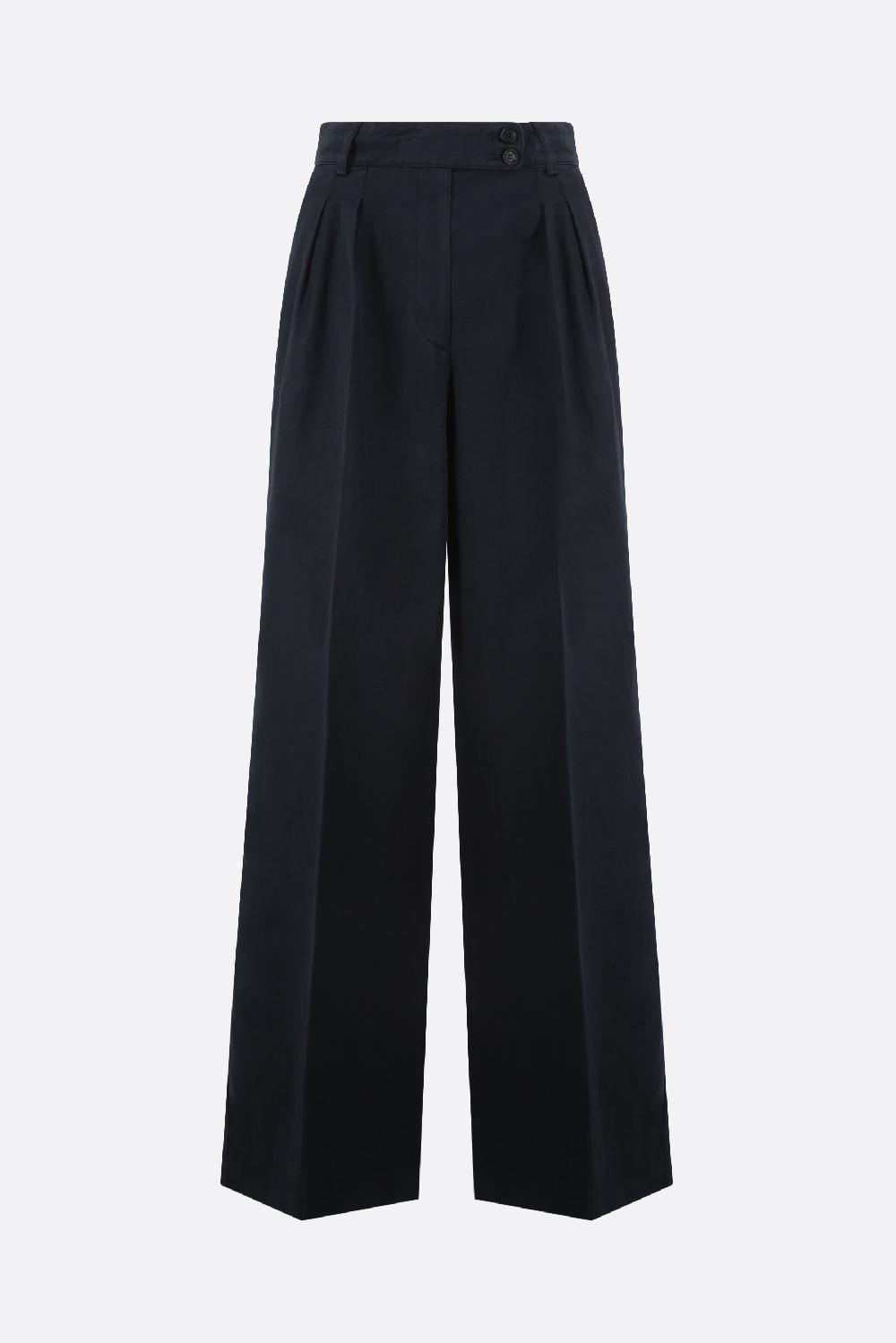 ASPESI pantalone a gamba larga in bull denim