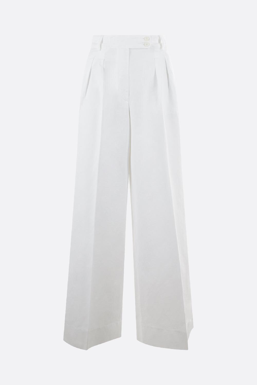 ASPESI pantalone a gamba larga in bull denim