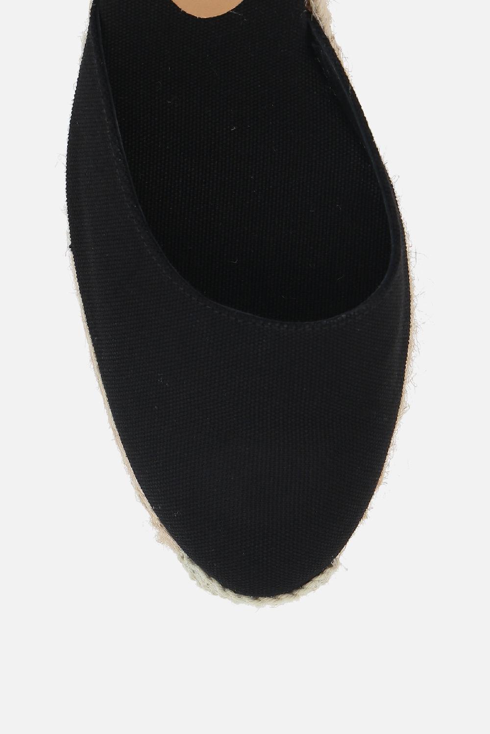 CASTANER espadrilla con zeppa Carina in canvas e iuta Pezzi Unici