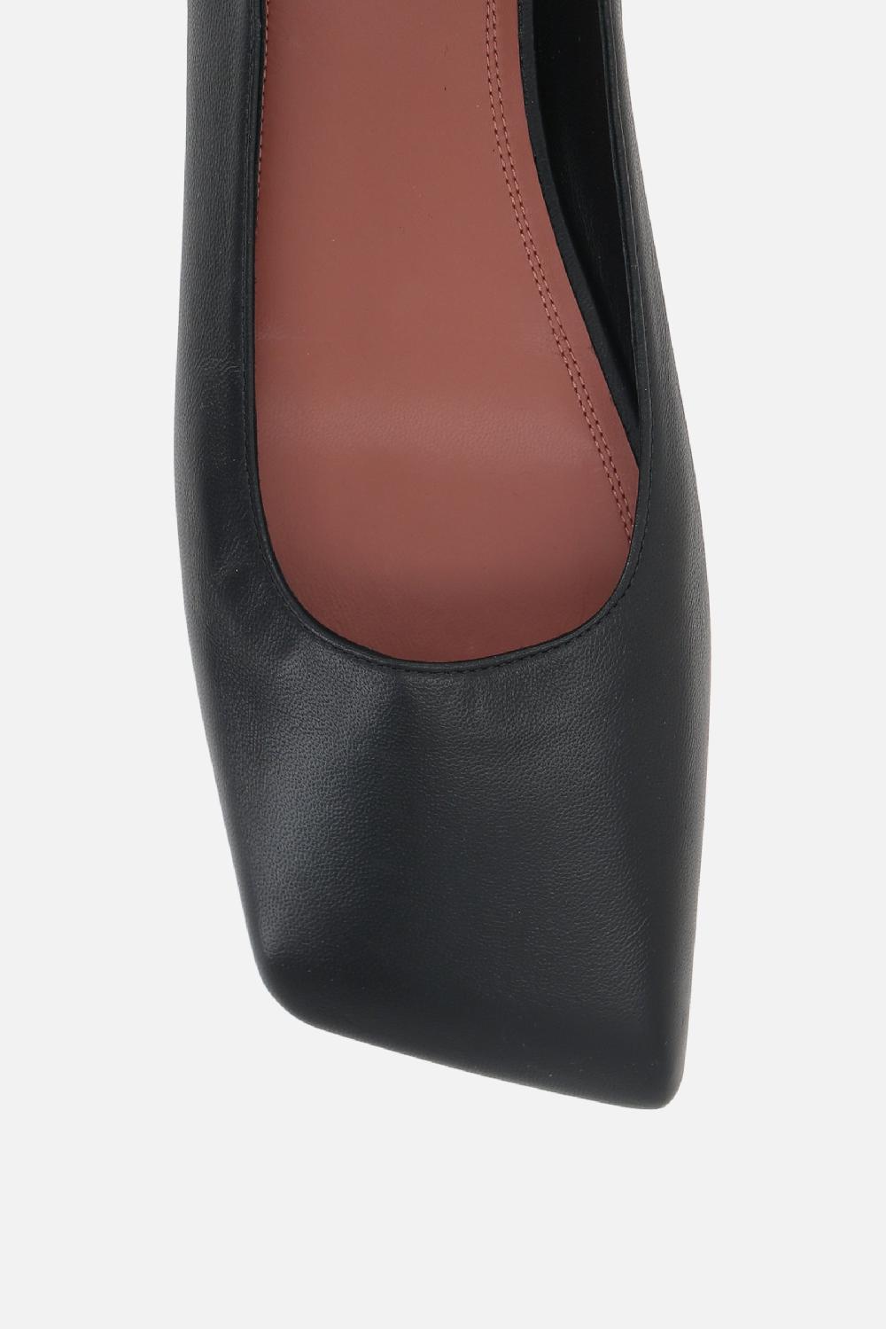 AMINA MUADDI ballerina Ane in nappa Saldi Di Fabbrica