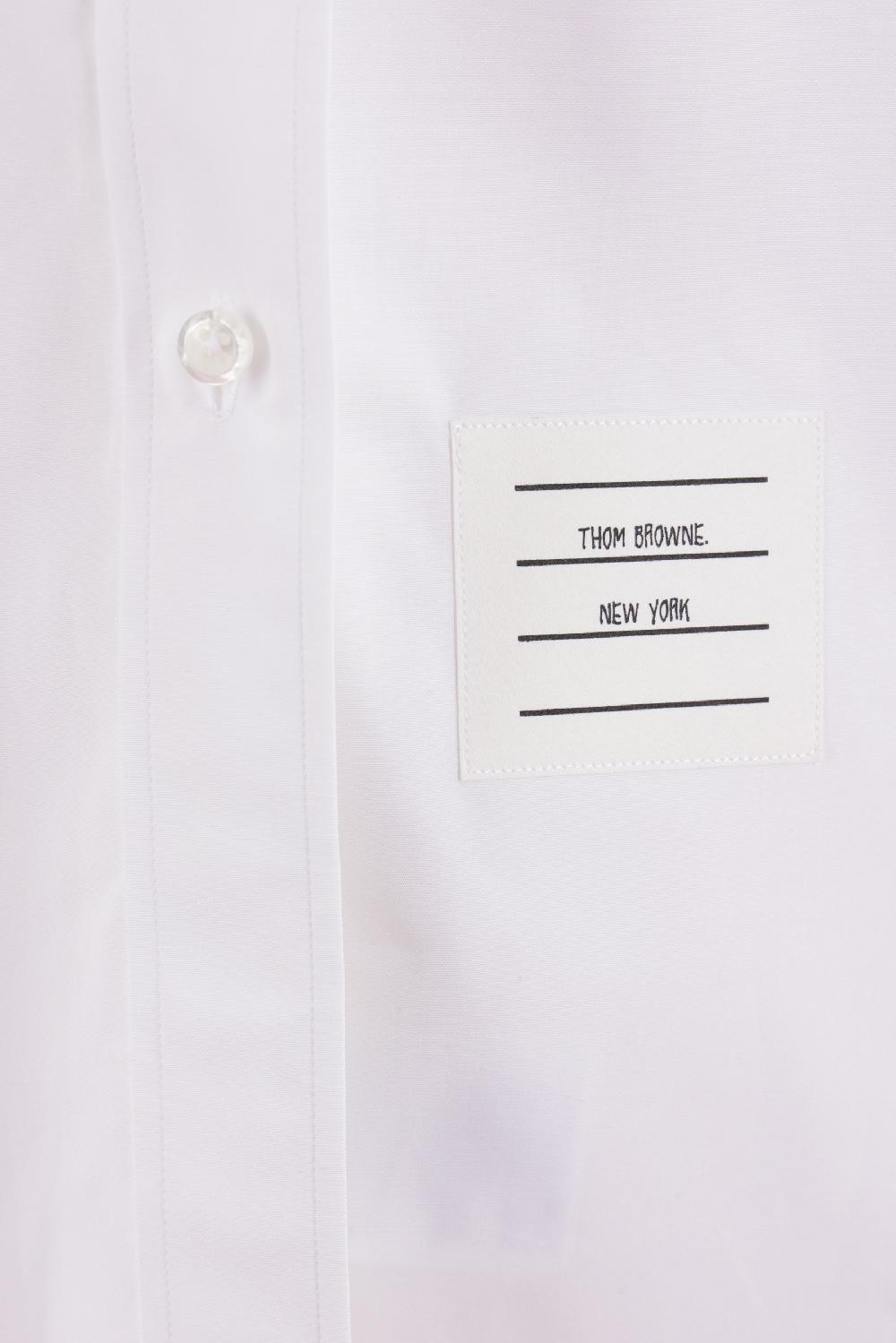 THOM BROWNE camicia oversize in popeline Italy