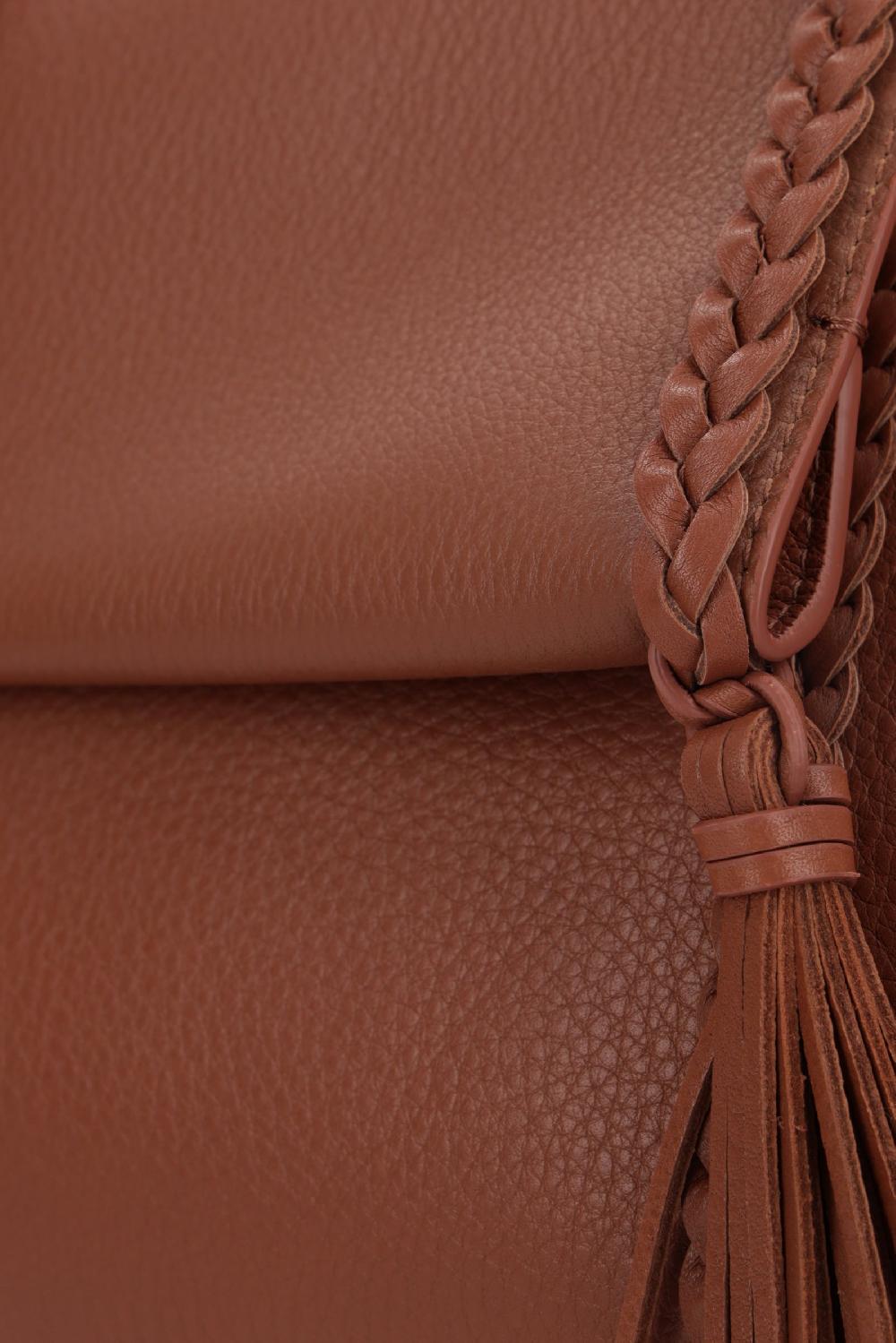 CHLOÉ borsa a spalla Penelope large in pelle martellata 2025