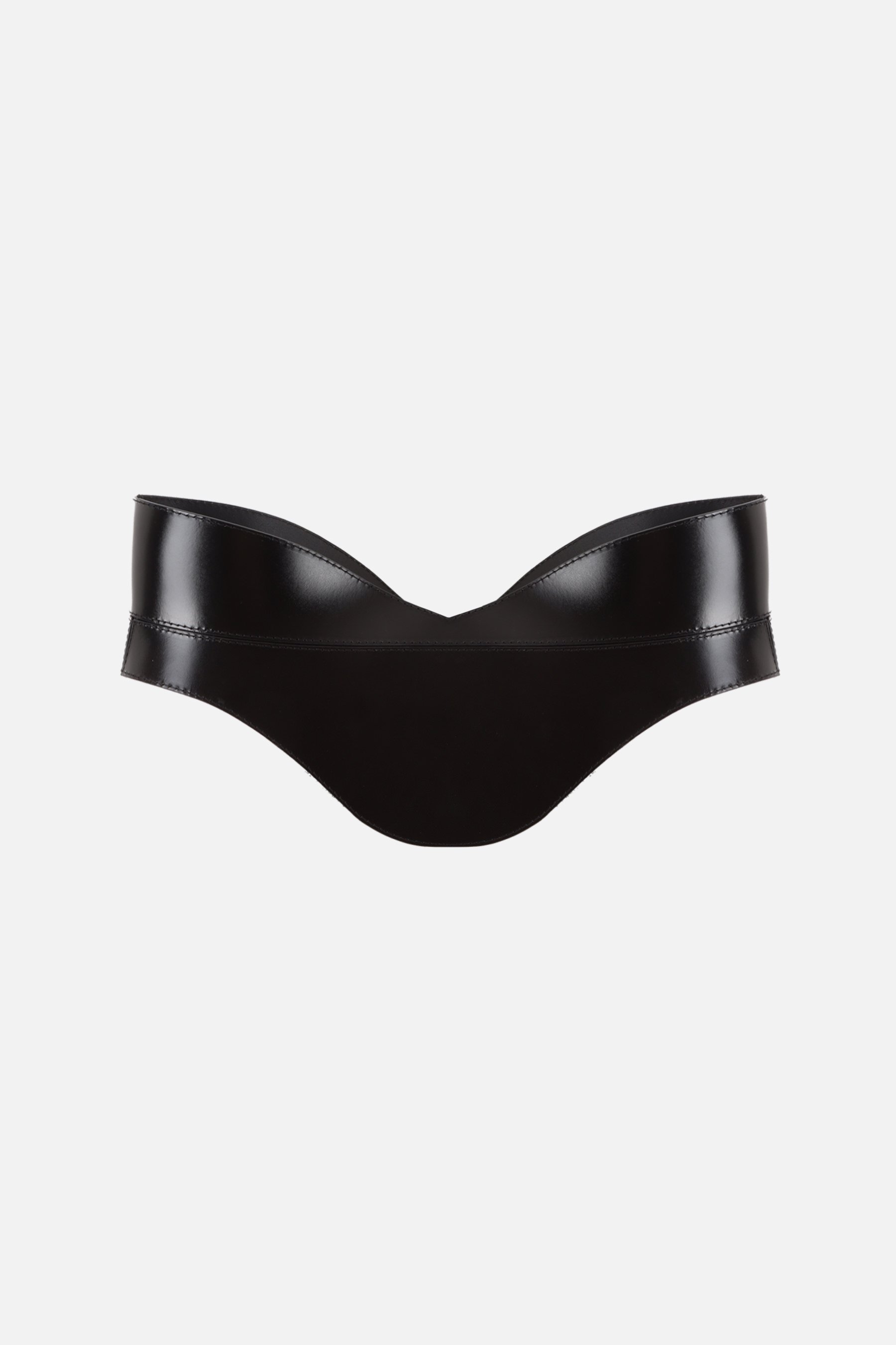ALEXANDER McQUEEN corsetto cintura in pelle