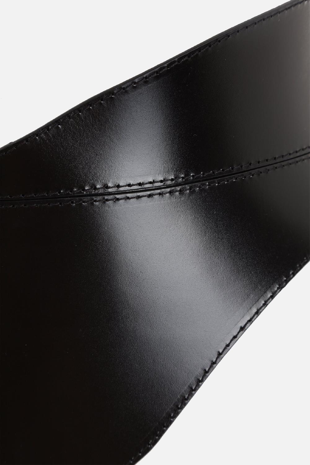 ALEXANDER McQUEEN corsetto cintura in pelle In Linea