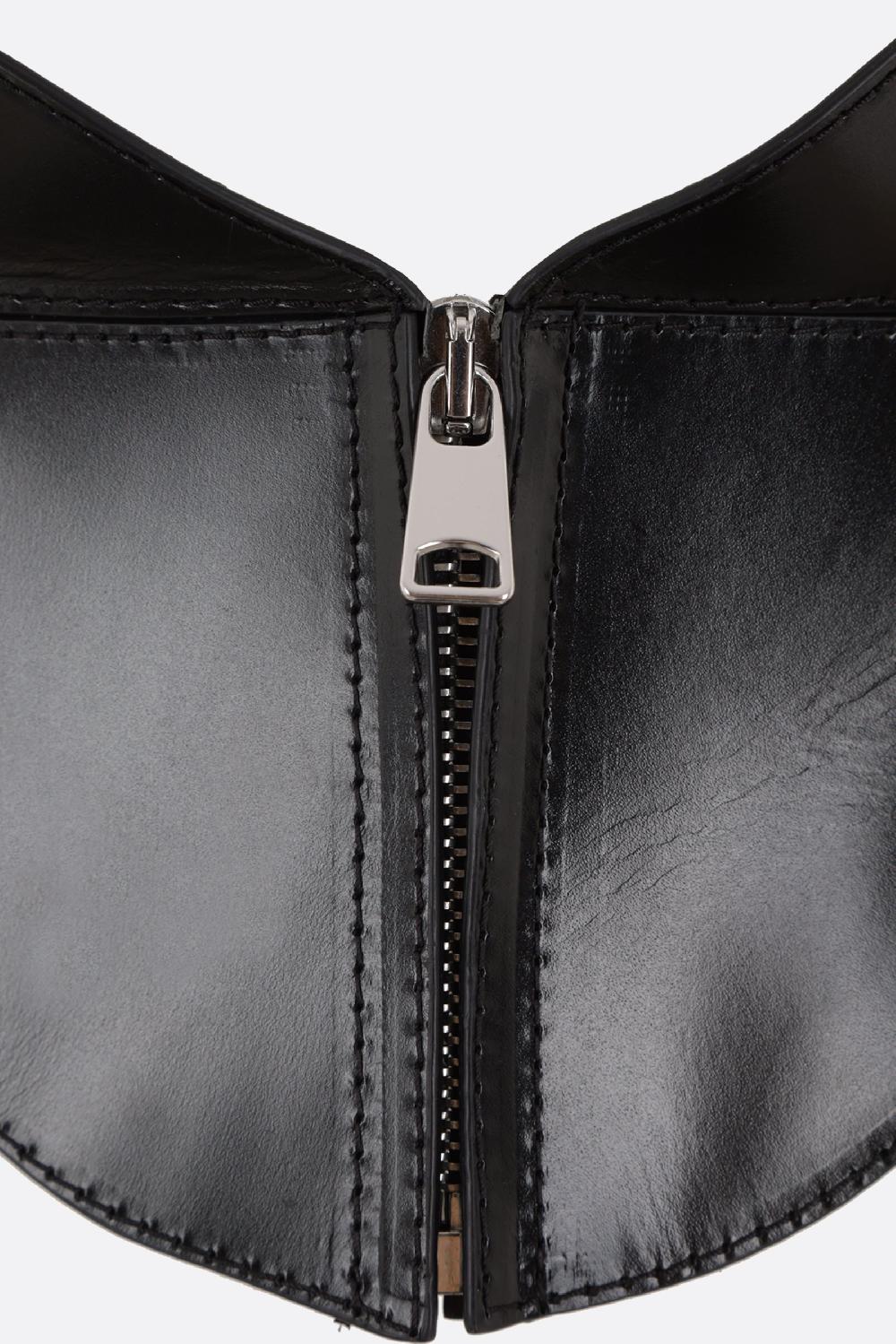 ALEXANDER McQUEEN corsetto cintura in pelle In Linea