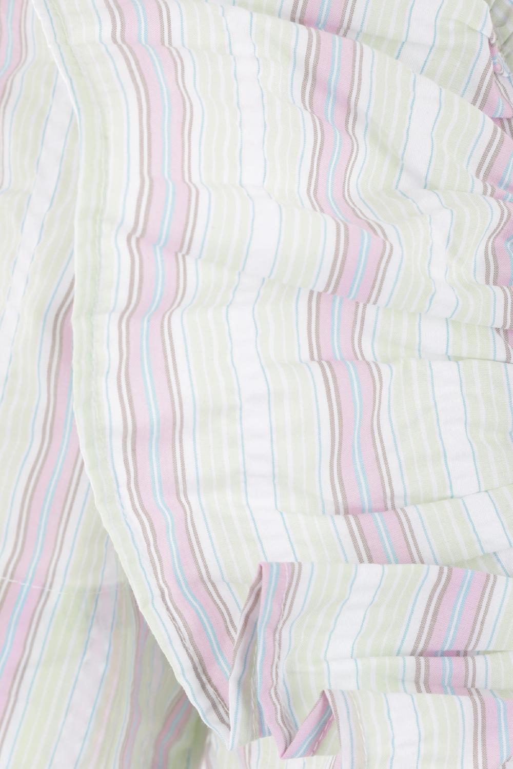 GANNI top in cotone seersucker Spedizione Gratuita