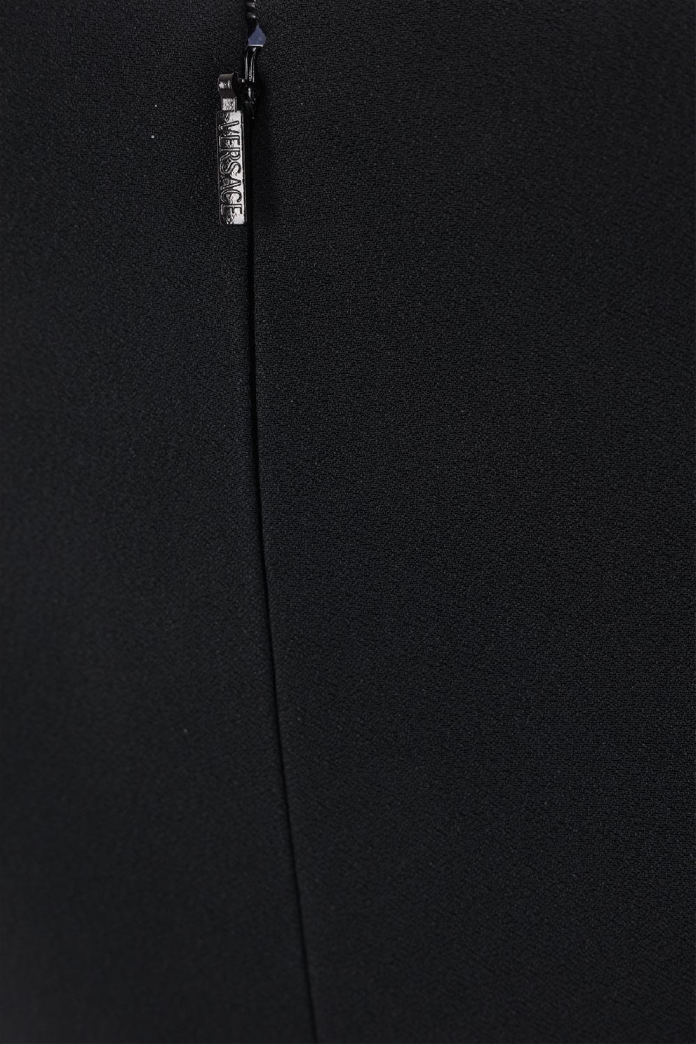 VERSACE abito smanicato in raso envers crepe Prezzo Ridotto