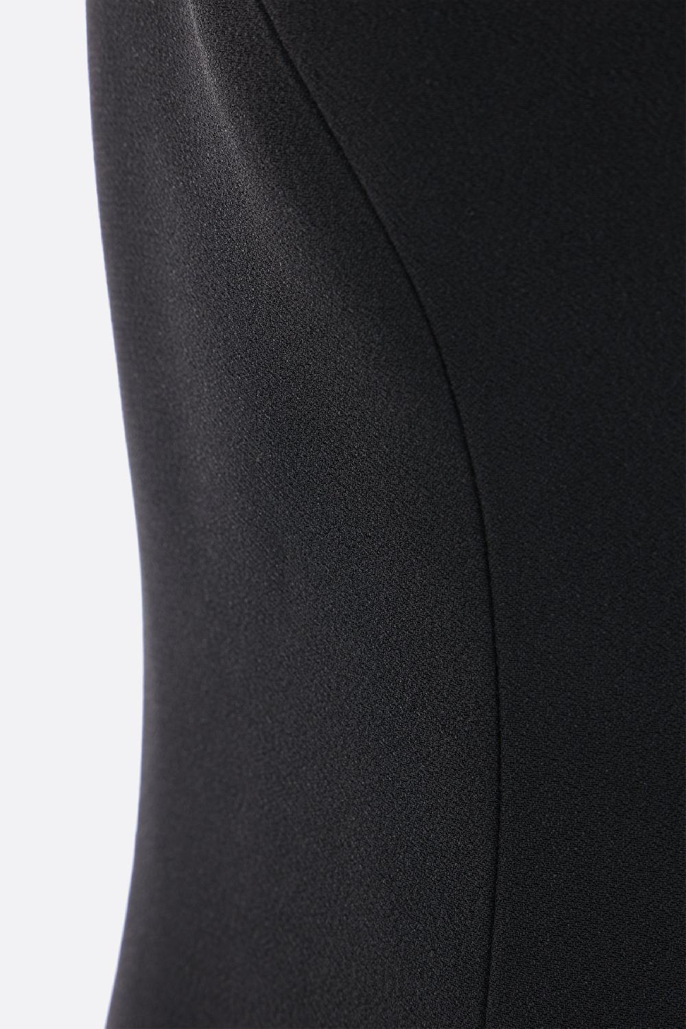 VERSACE abito smanicato in raso envers crepe Prezzo Ridotto