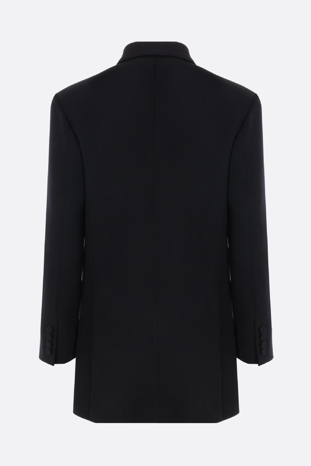 VALENTINO GARAVANI giacca doppiopetto oversize in grisaglia Saldi