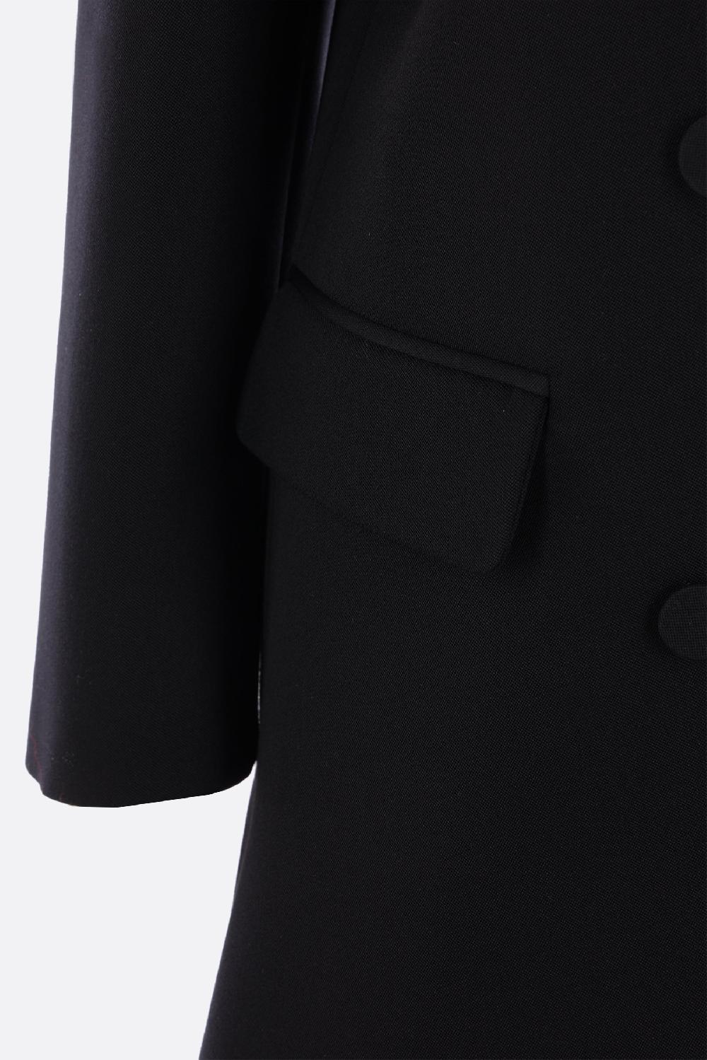 VALENTINO GARAVANI giacca doppiopetto oversize in grisaglia Saldi