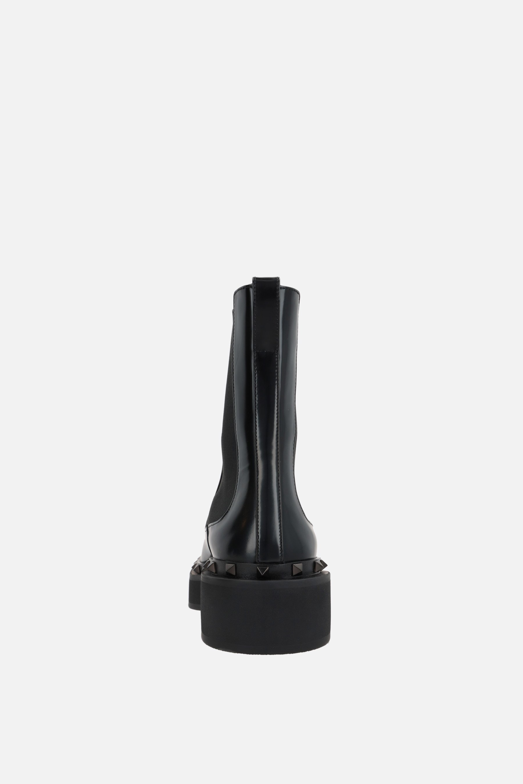 VALENTINO GARAVANI stivaletto My-Way Rockstud in pelle liscia Vendita Calda