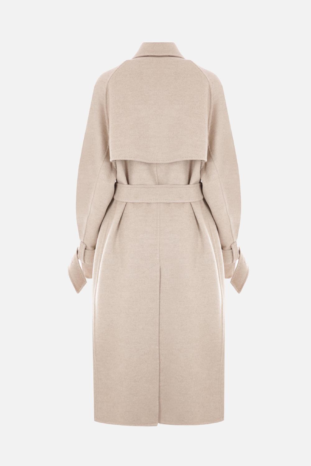 MAX MARA ATELIER cappotto doppiopetto Falcone in cashmere In Saldo