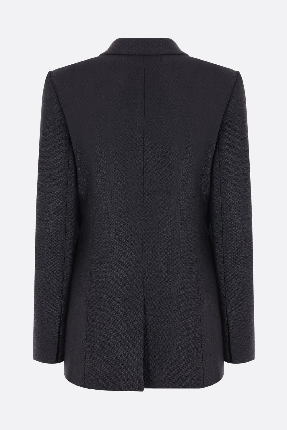 CHLOÉ giacca doppiopetto in seta e lana Moda