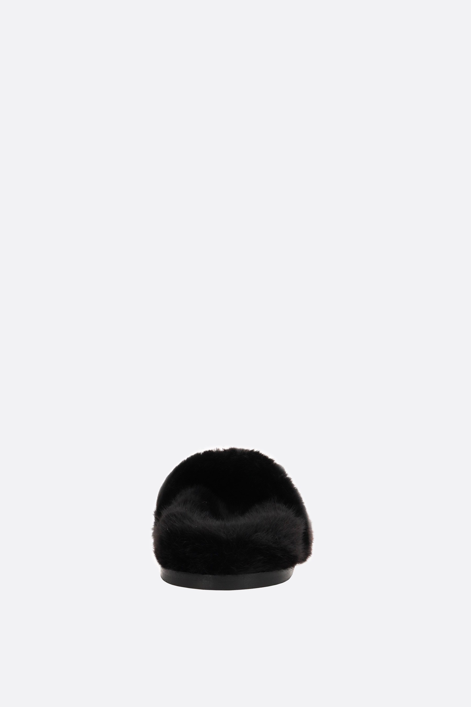 SIMONE ROCHA mule flat in eco pelliccia Qualità