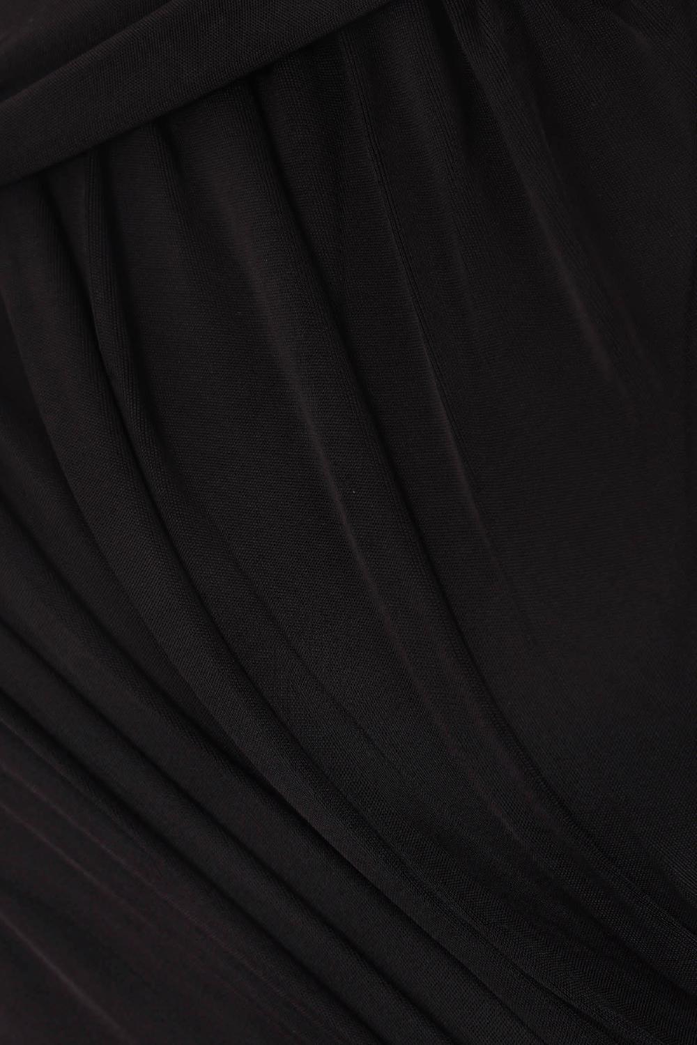 MARINE SERRE miniabito Body Shelter in viscosa stretch drappeggiata Spedizione Gratuita