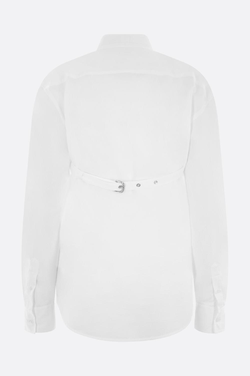 OFF WHITE camicia in popeline con cintura incrociata Negozi Online