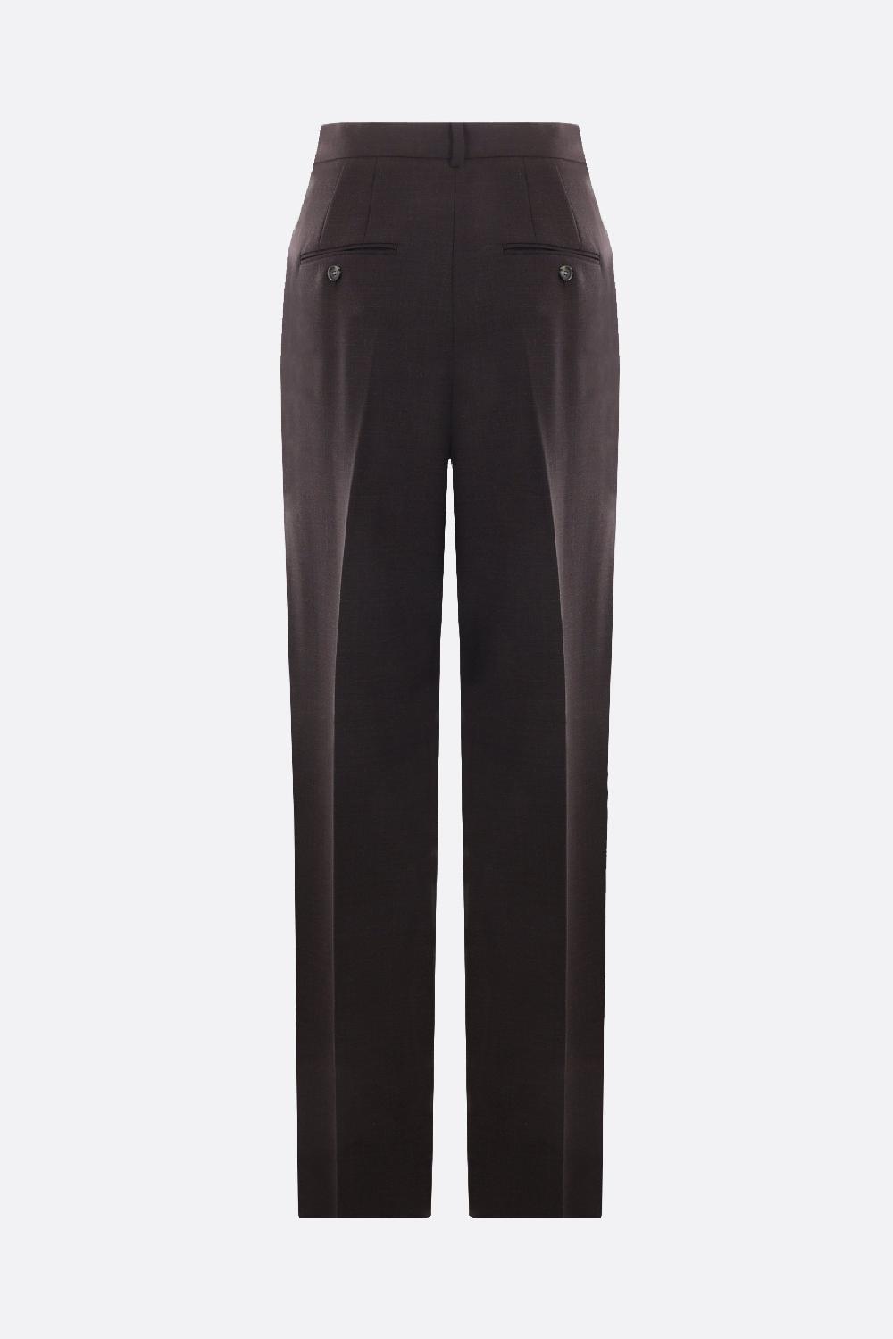 SPORTMAX pantalone con pinces Felice in lana stretch Consegna Veloce