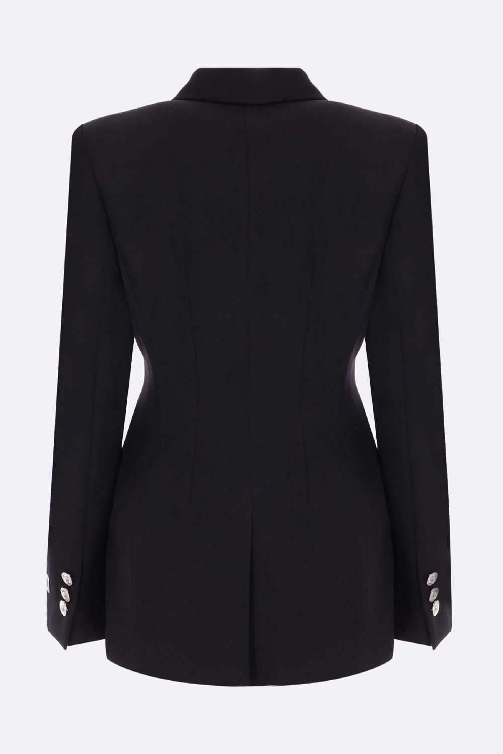 VERSACE giacca doppiopetto in grain de poudre Prezzo Ridotto