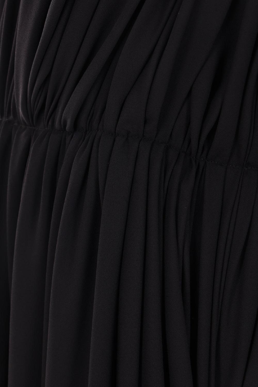 BALENCIAGA abito drappeggiato oversize in crepe tecnico leggero Convenienza