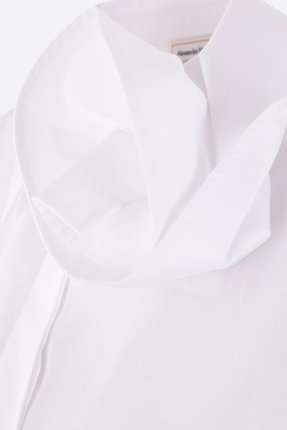 ALEXANDER McQUEEN camicia in popeline Orchid Novità