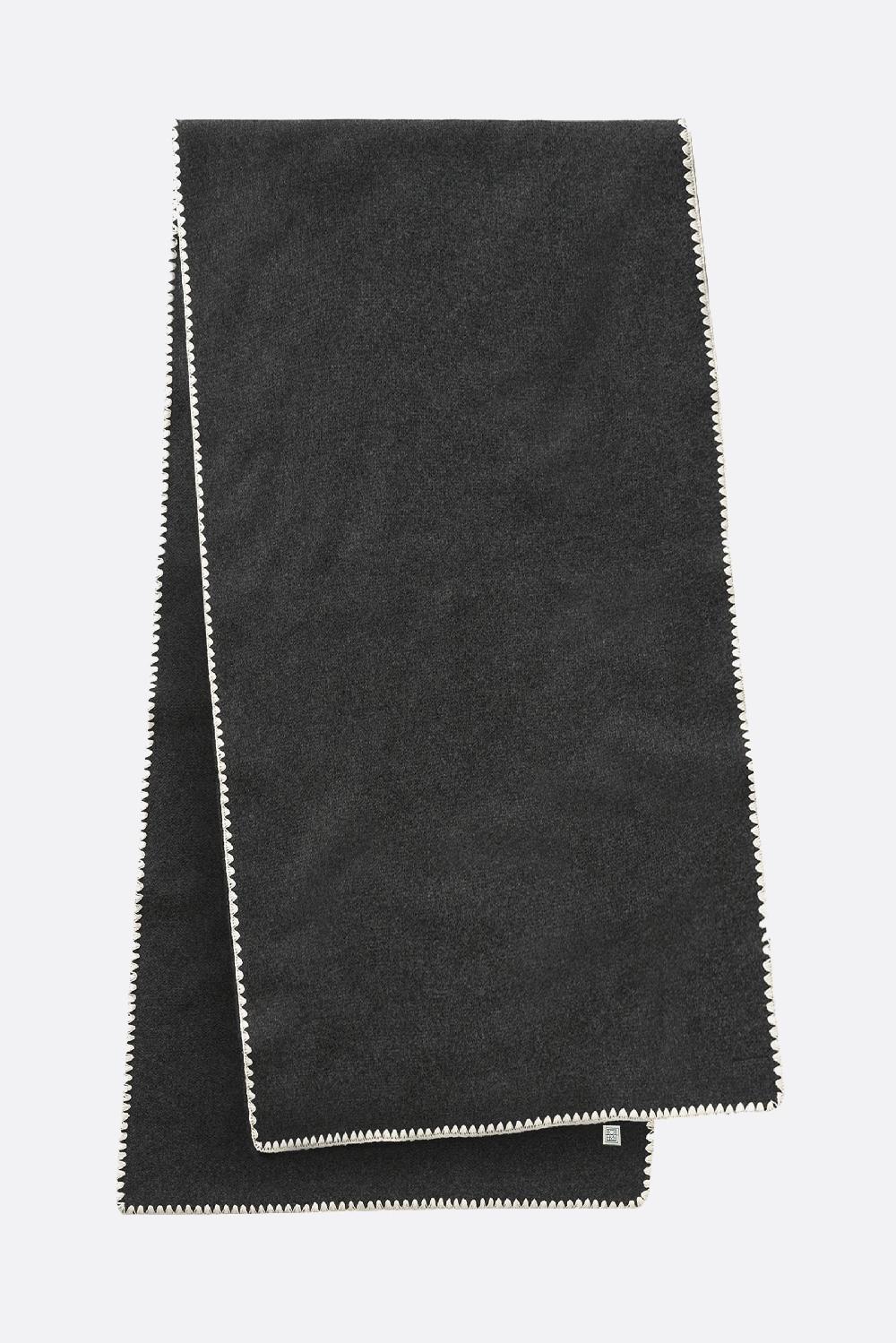 TOTEME sciarpa in lana e cashmere con ricamo Economico