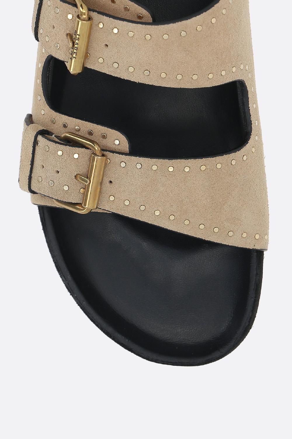 ISABEL MARANT sandalo flat Lennyo in suede Hotsell