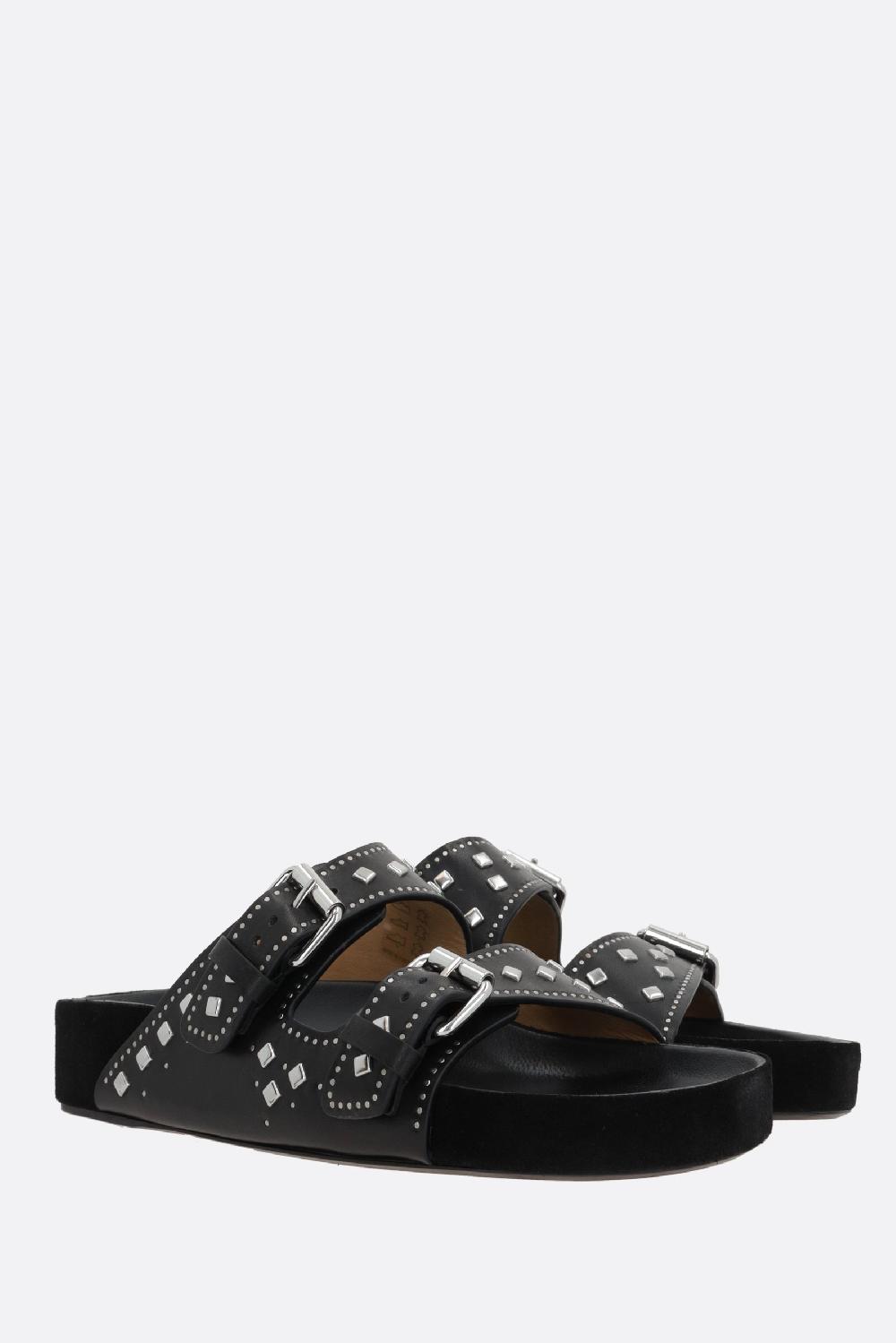 ISABEL MARANT sandalo flat Lennyo in pelle liscia Negozio