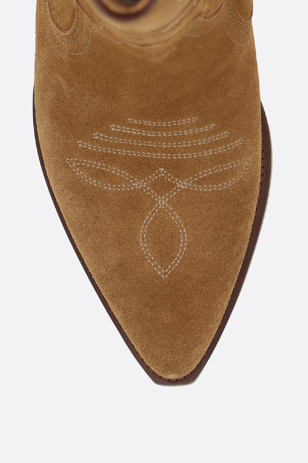 ISABEL MARANT stivaletto texano Duerto in suede Moda