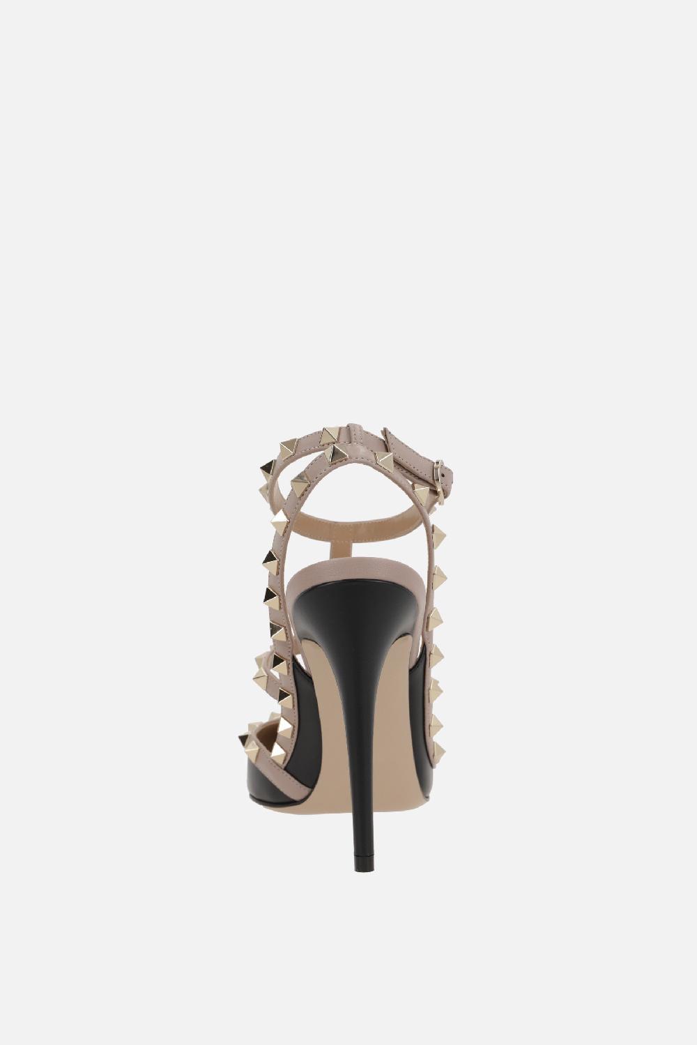 VALENTINO GARAVANI slingback Rockstud in pelle liscia 2025