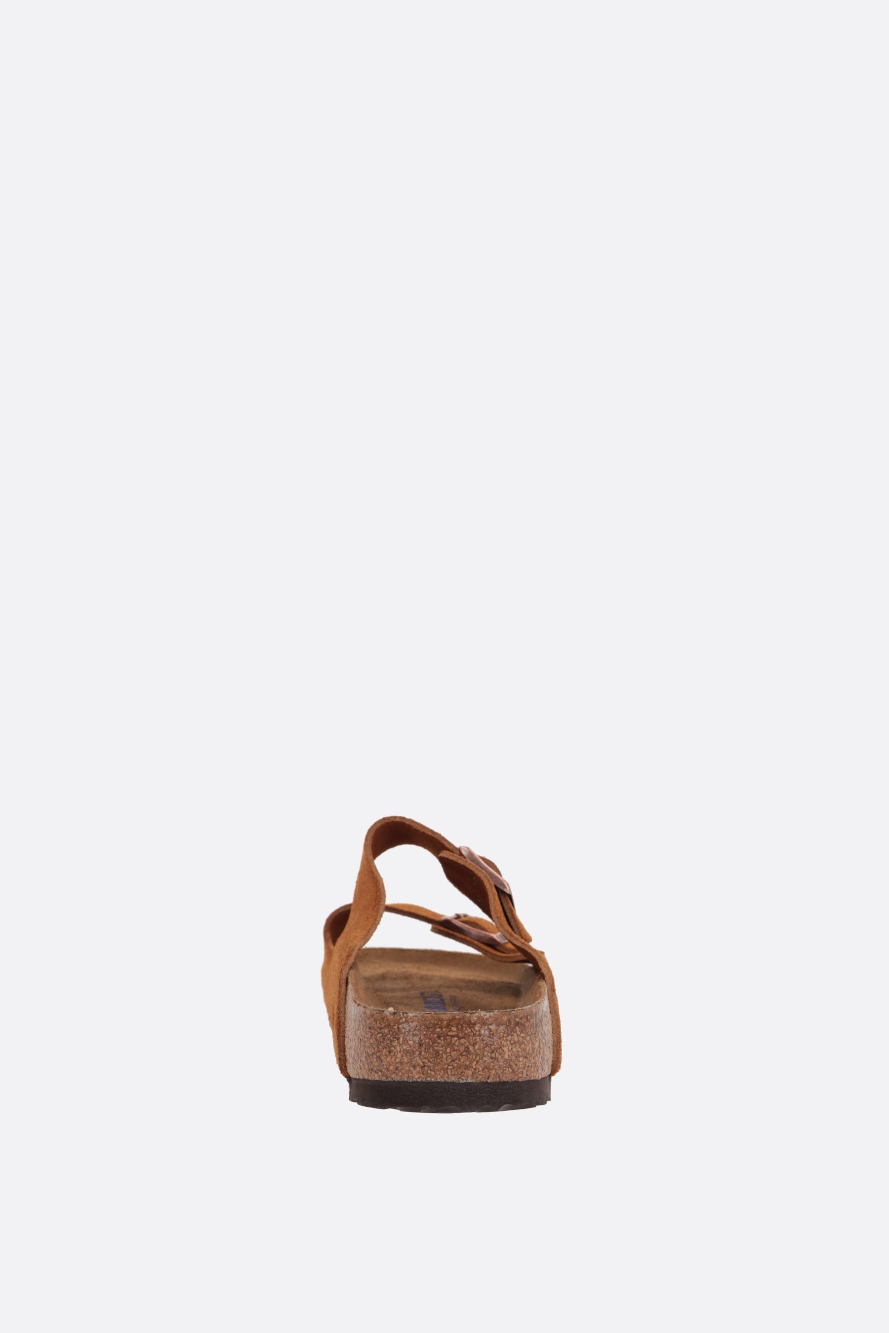 BIRKENSTOCK sandalo flat Arizona BS in suede (Narrow Fit) Nuovo