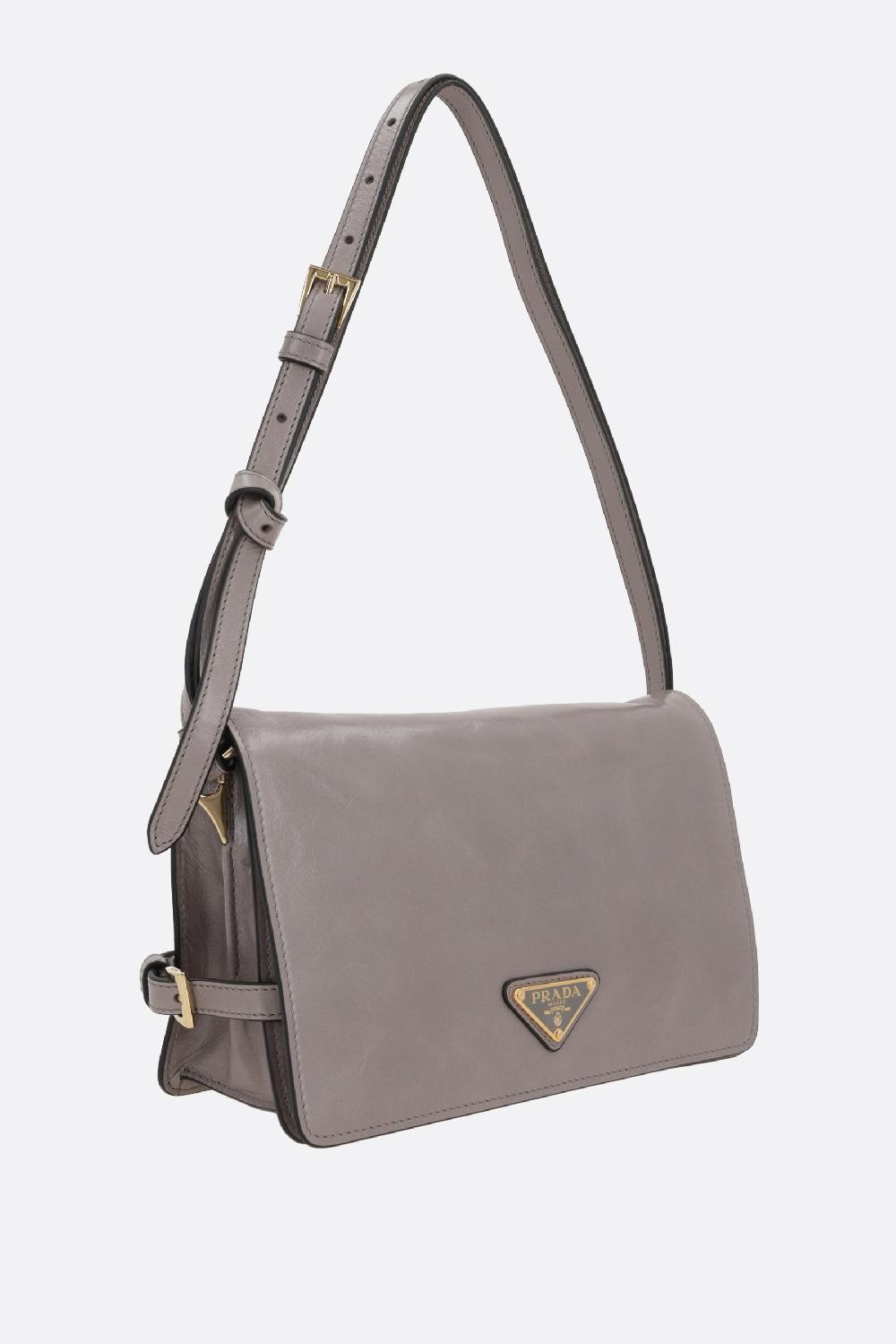 PRADA borsa a spalla in pelle Soft Lux Spedizione Gratuita