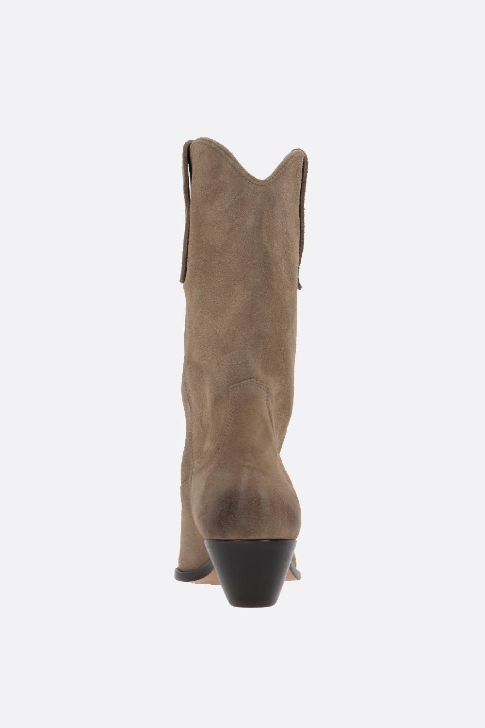 ISABEL MARANT stivaletto texano Duerto in suede Pezzi Unici