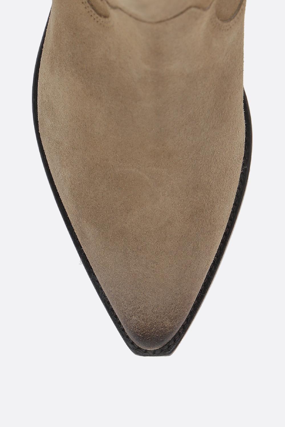 ISABEL MARANT stivaletto texano Duerto in suede Pezzi Unici