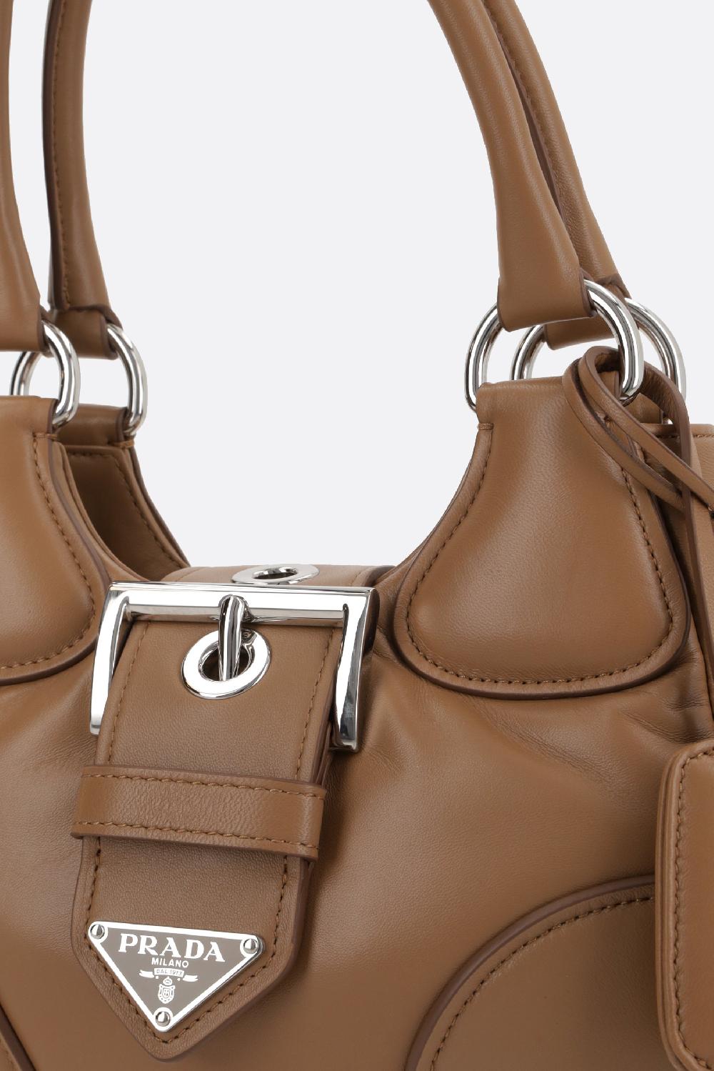 PRADA borsa a mano Prada Moon in nappa imbottita Prezzo Ridotto
