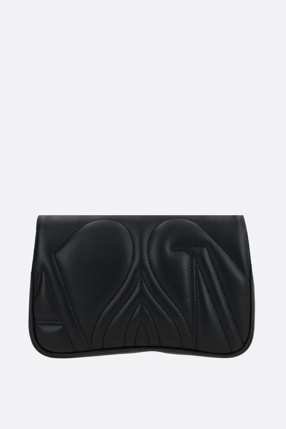 ALEXANDER McQUEEN borsa a spalla The Seal mini in nappa matelassé Sottocosto