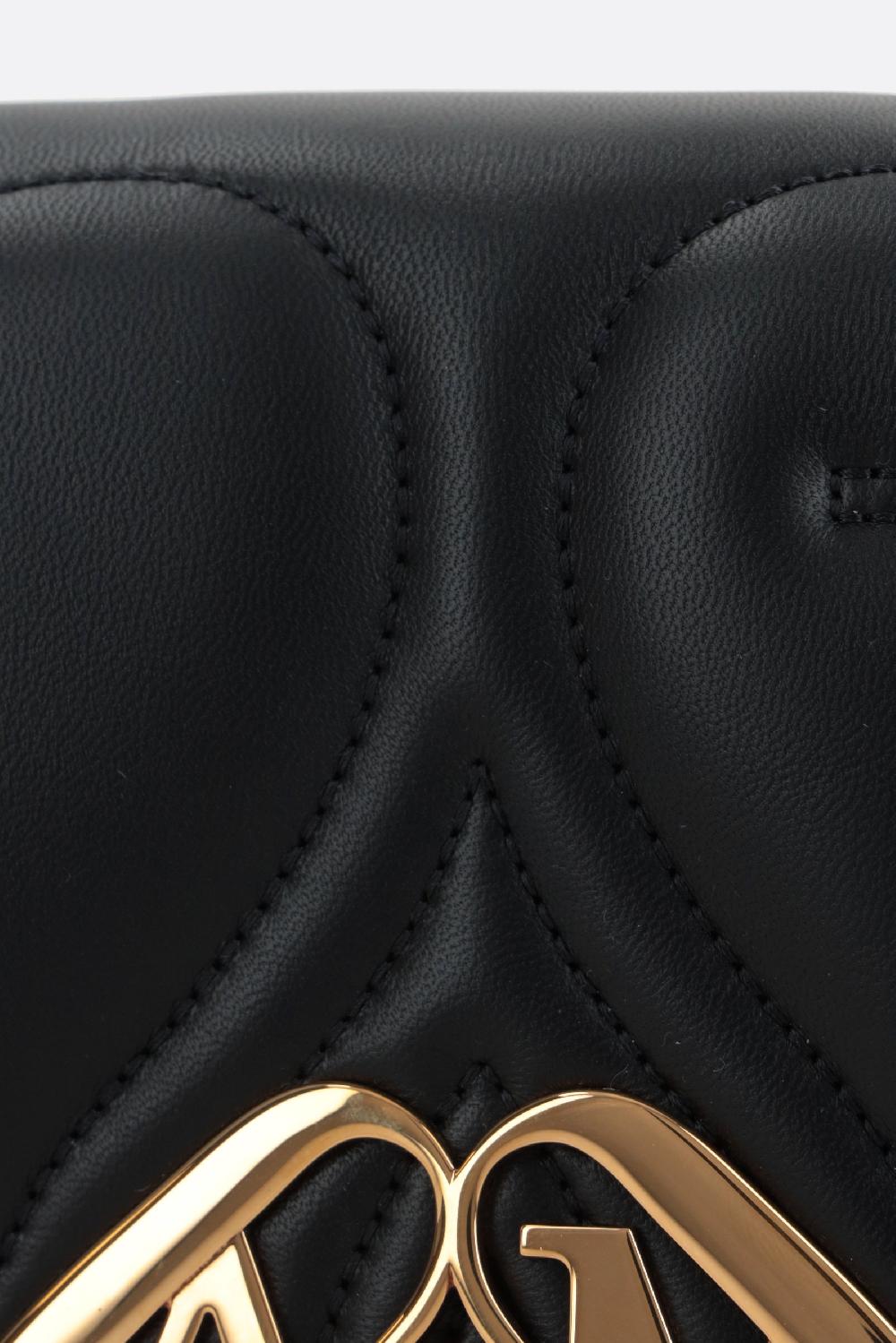 ALEXANDER McQUEEN borsa a spalla The Seal mini in nappa matelassé Sottocosto
