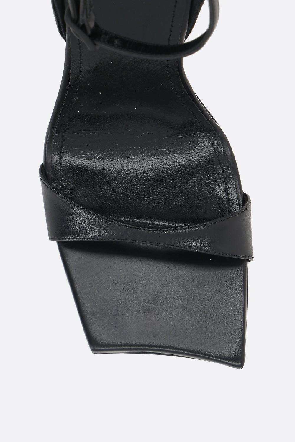 BALENCIAGA sandalo Hourglass in pelle liscia Presa